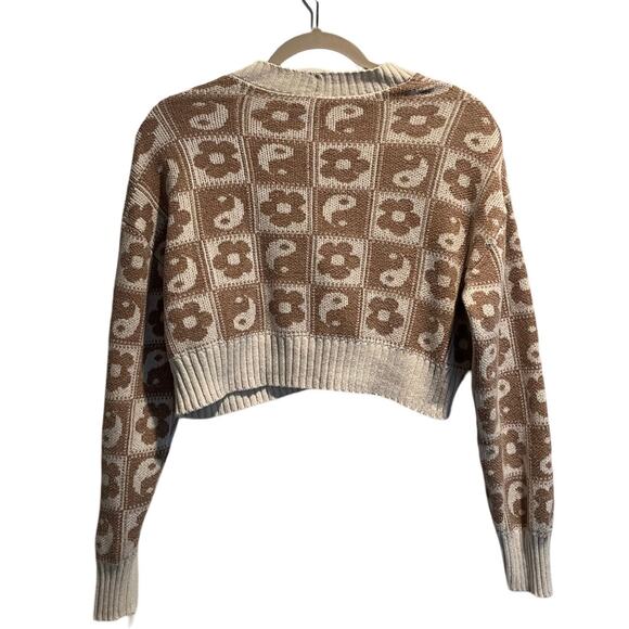 American Eagle cardigan womens size XS long sleeve cropped - Picture 2 of 6